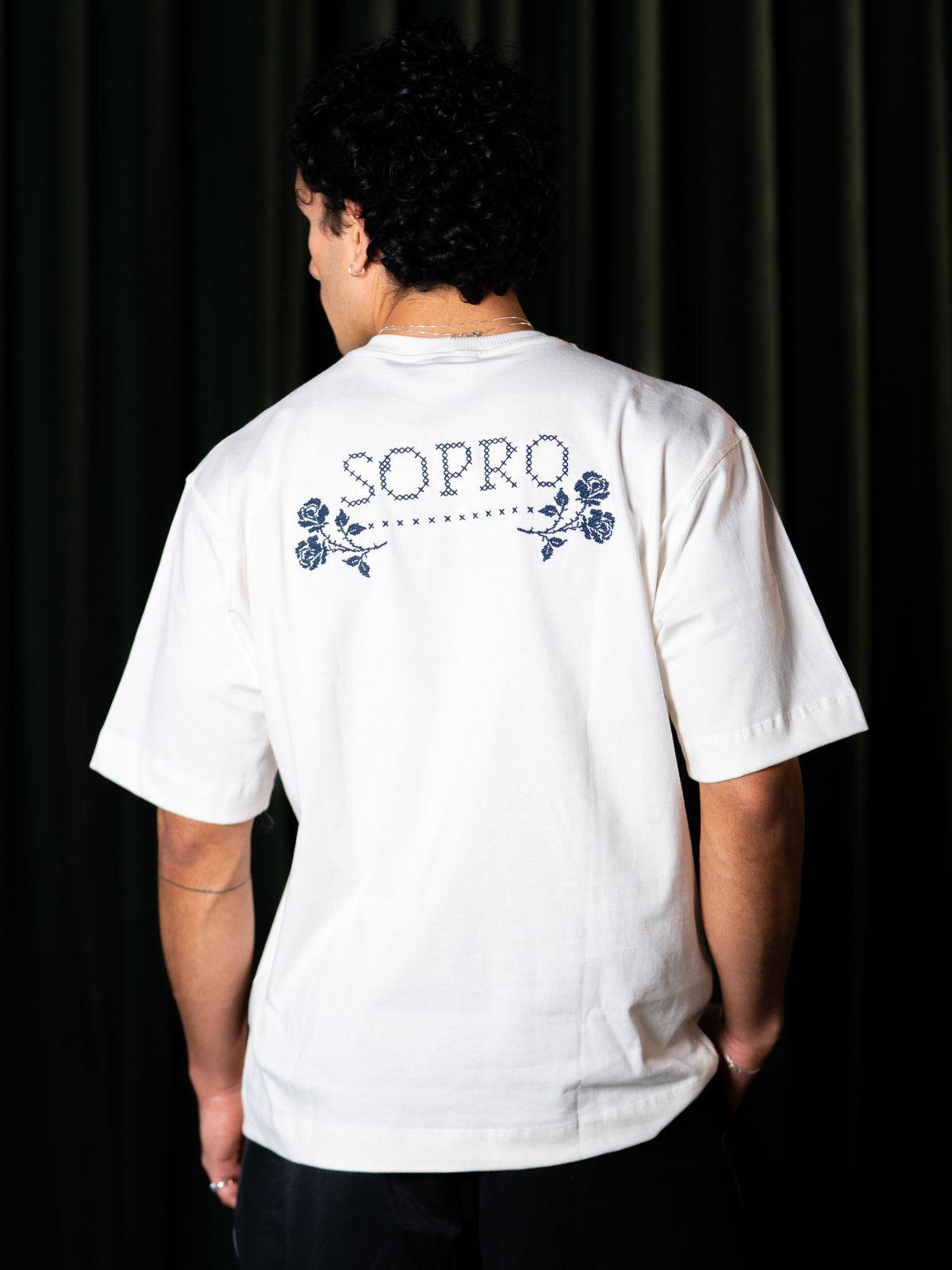 Camiseta Oversized Flores de Casa