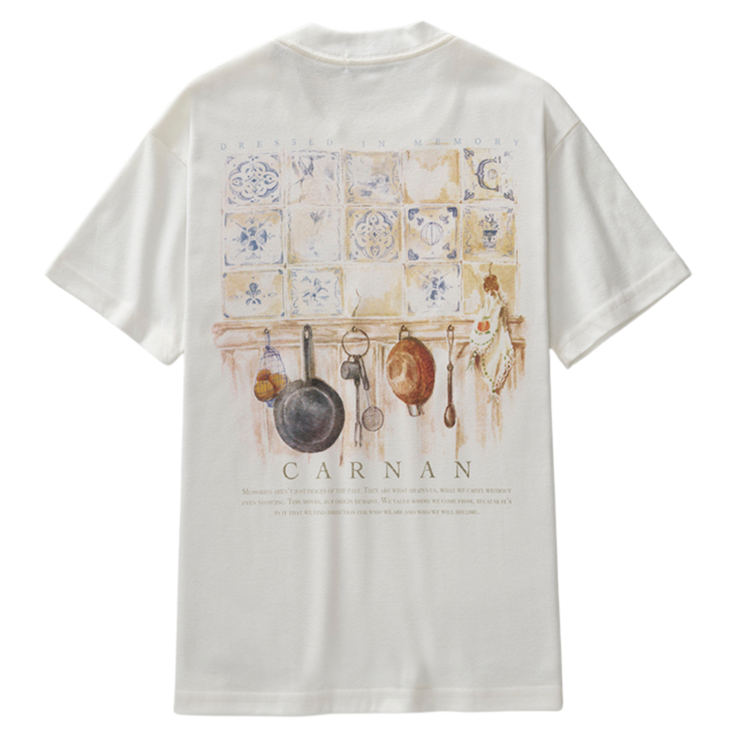 Camiseta Carnan Family Kitchen Off White