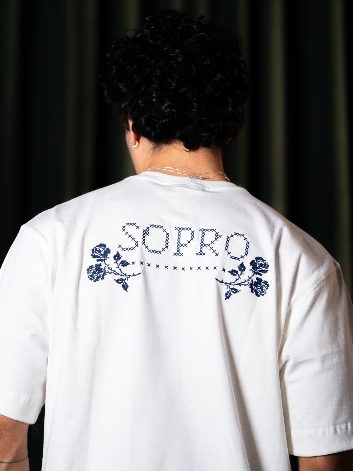 Camiseta Oversized Flores de Casa