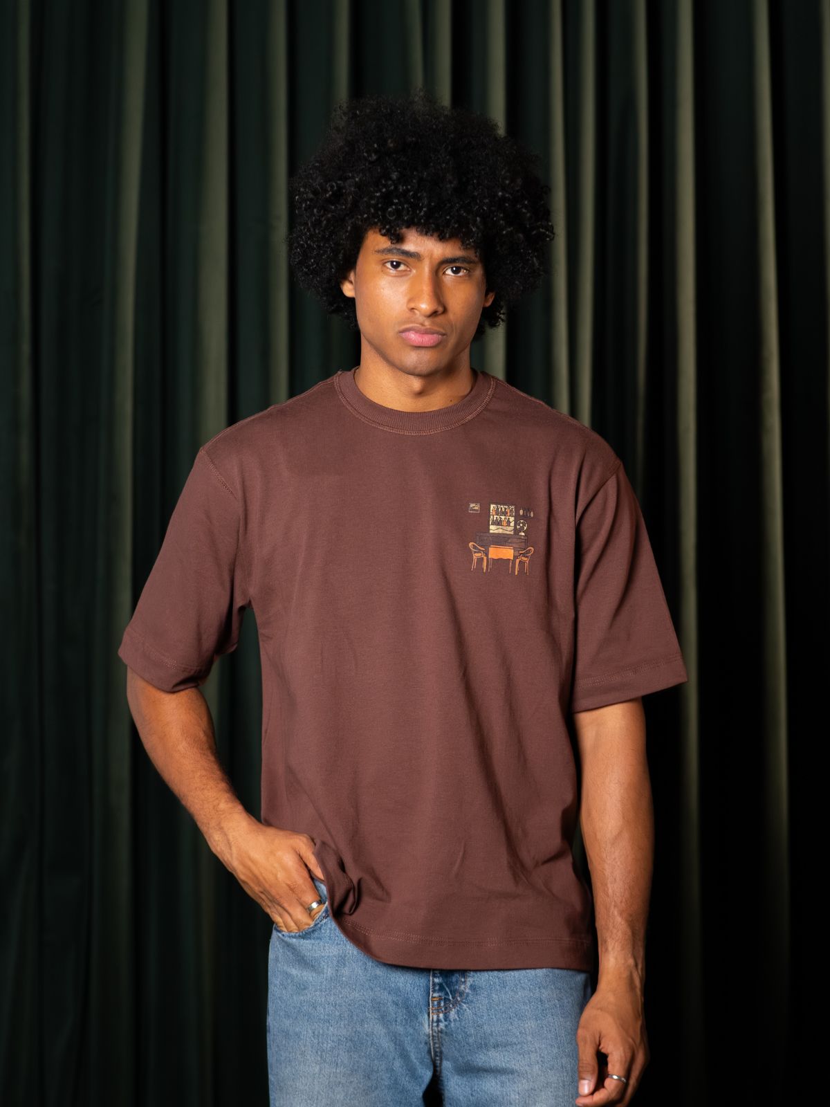 Camisa Oversized Sopro Cena Em Ladrilho