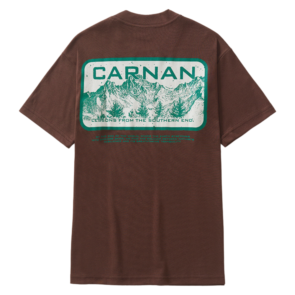 Camiseta Heavy Carnan Mountain Marrom