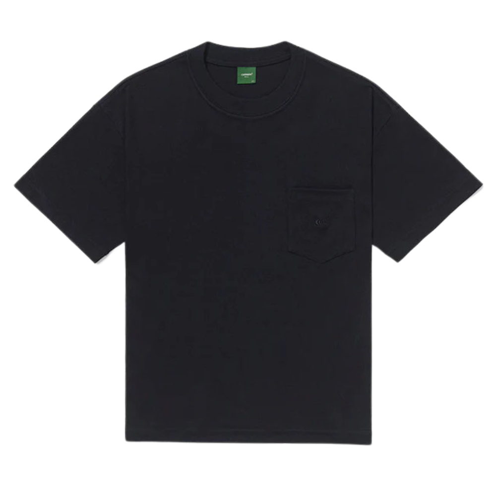 Camiseta Carnan Embroided Boxy Heavy Preta