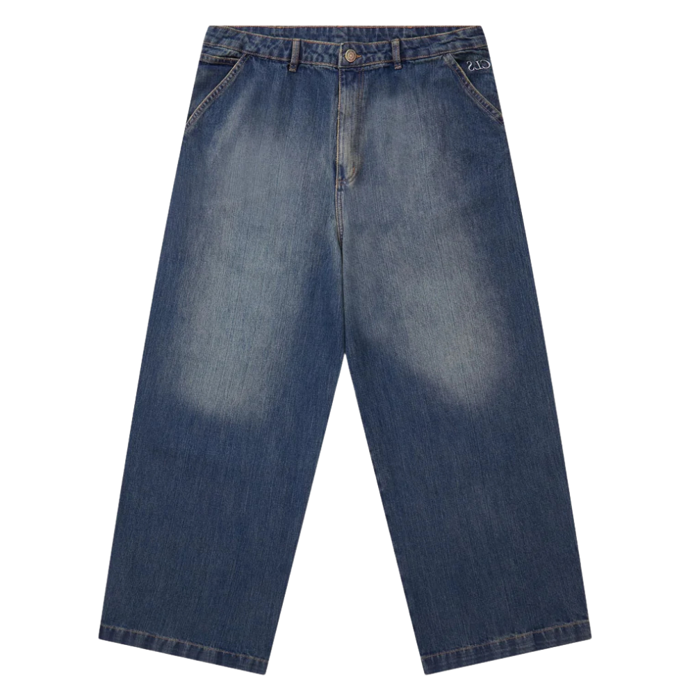 Calça Baggy Jeans Class Azul