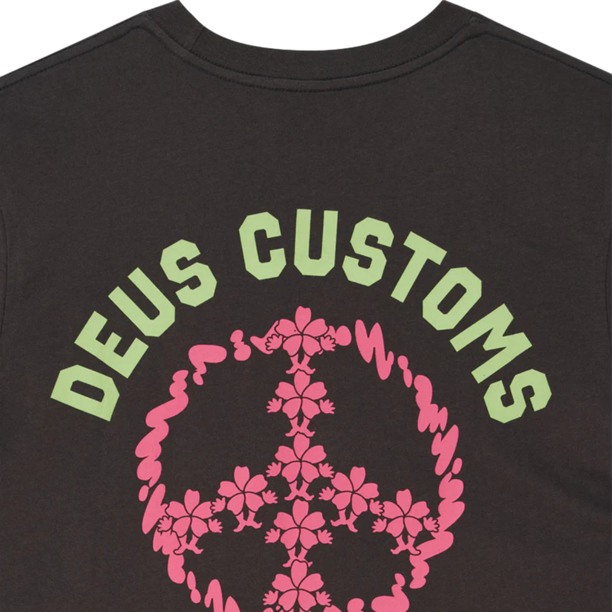 Camiseta Deus Ex Machina Fancy Pansy Chumbo
