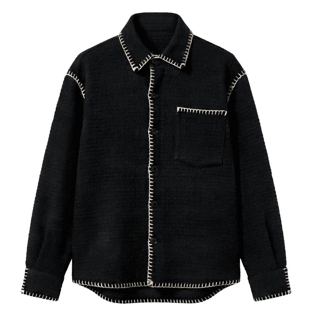 Camisa Garré Tweed Paris Preta