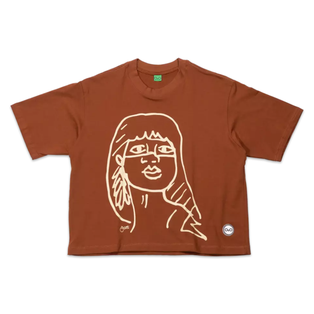 Camiseta OcO Iracema Sketch Marrom