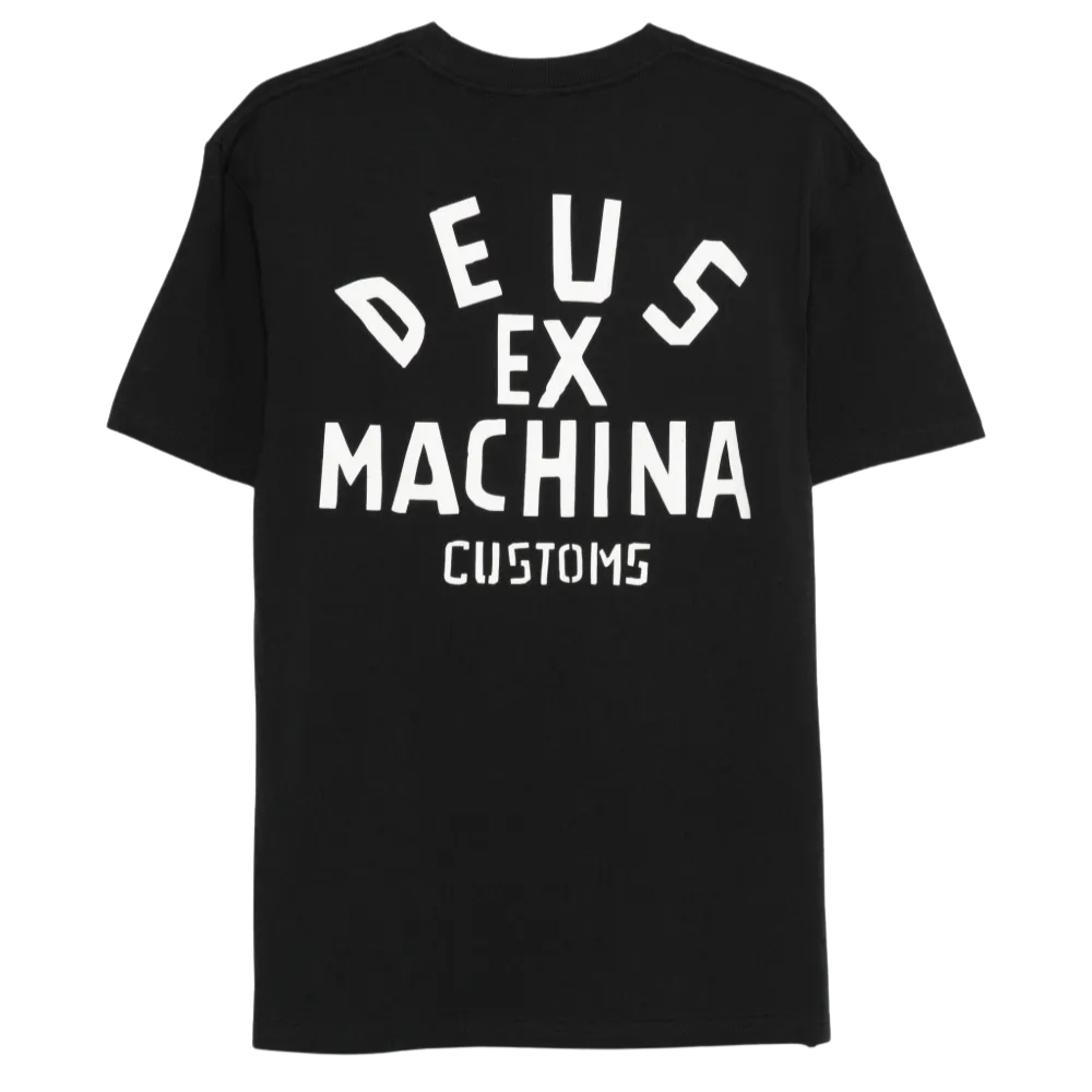 Camiseta Deus Ex Machina Piston Preta