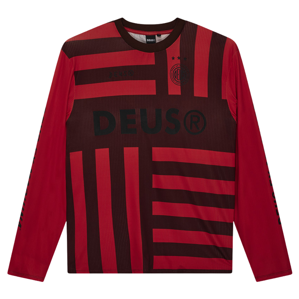 Camiseta Jersey Deus Ex Machina Black Out Laranja