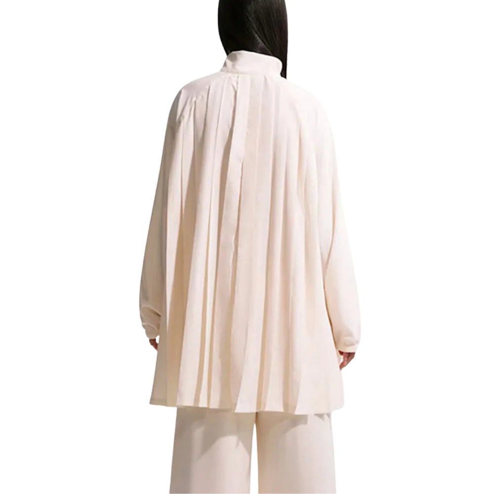 Vestido Nike Sportswear Pleated Bege