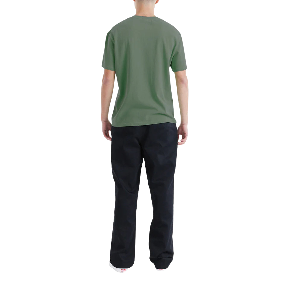 Camiseta Deus Ex Machina Shield Garment Dyed Verde Militar