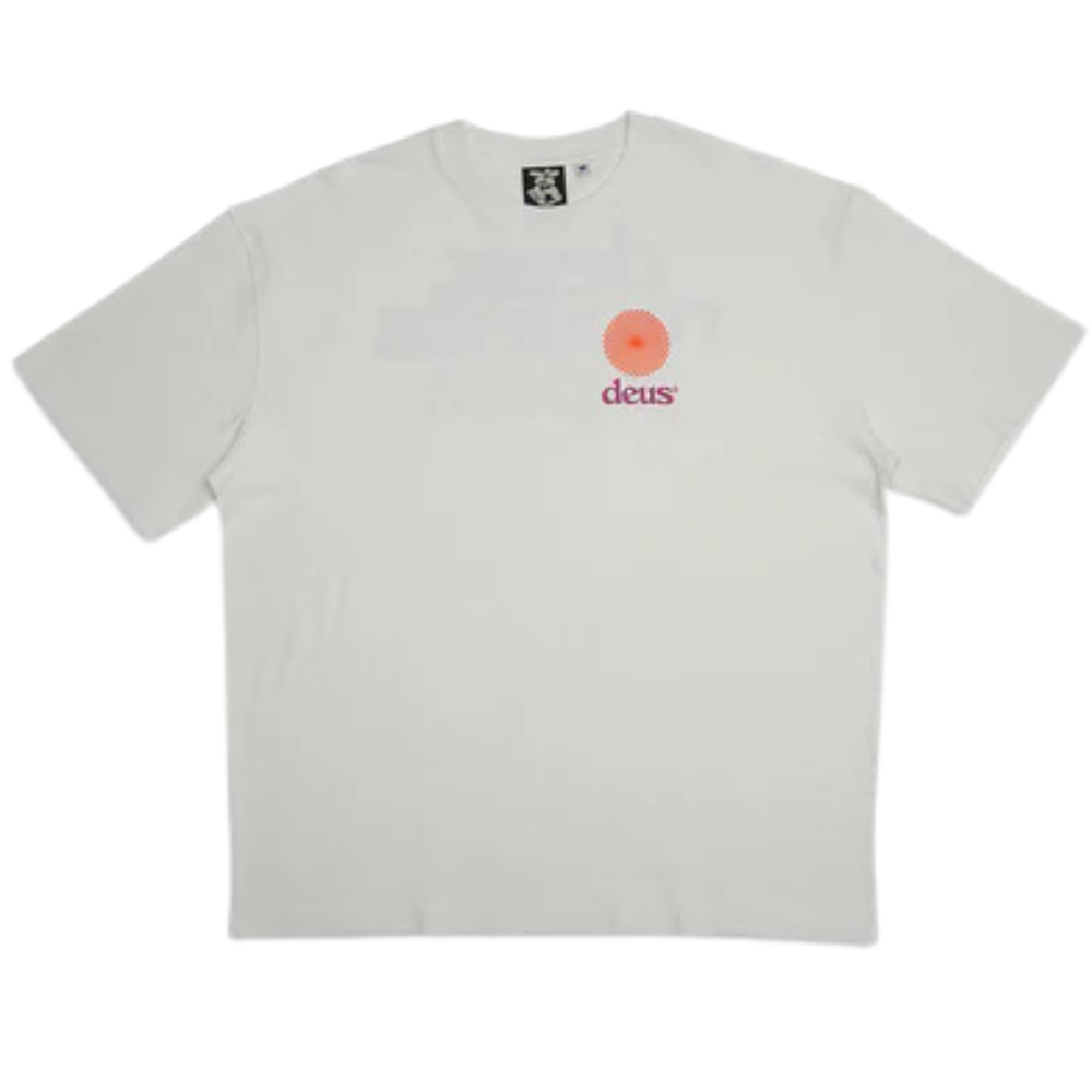 Camiseta Oversized Deus Ex Machina Strata Off White