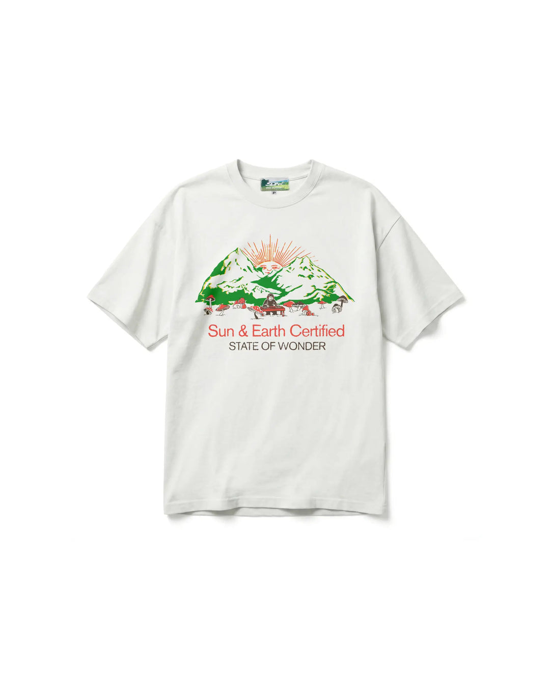 Camiseta Sow Sun & Earth Branca
