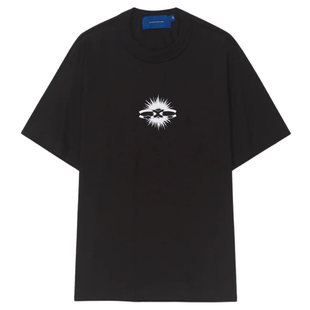 Camiseta Regular Quadro Creations Luz Preta