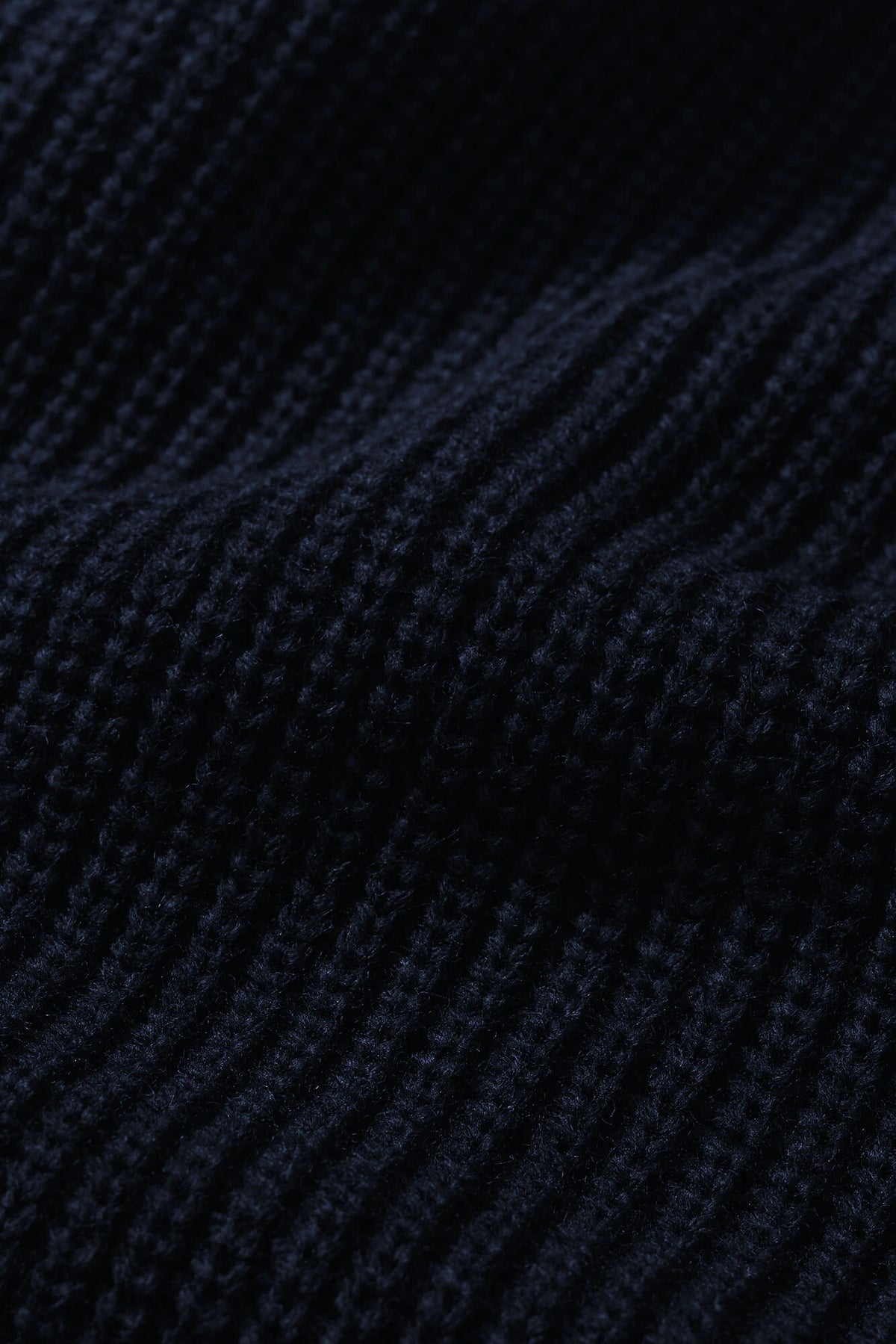 Blusa Birden Tricot Boxy Navy