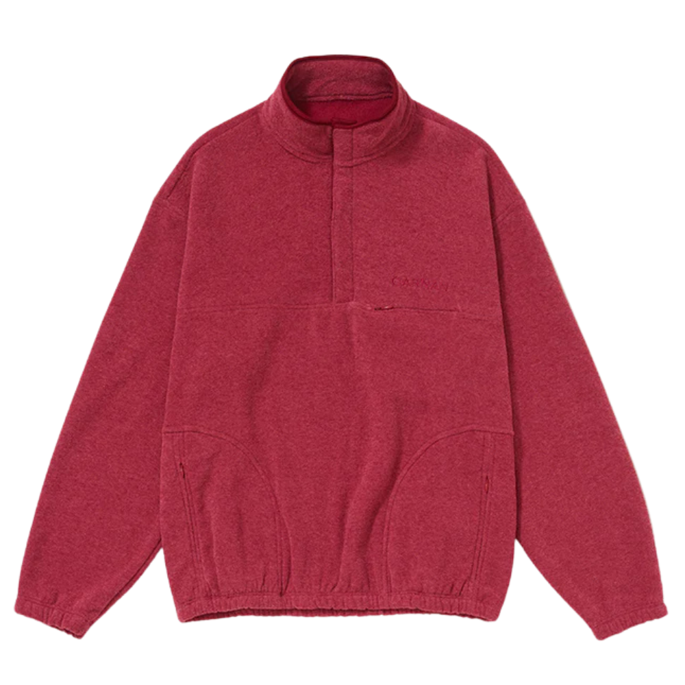 Casaco Boxy Fleece Carnan Towel Vermelho