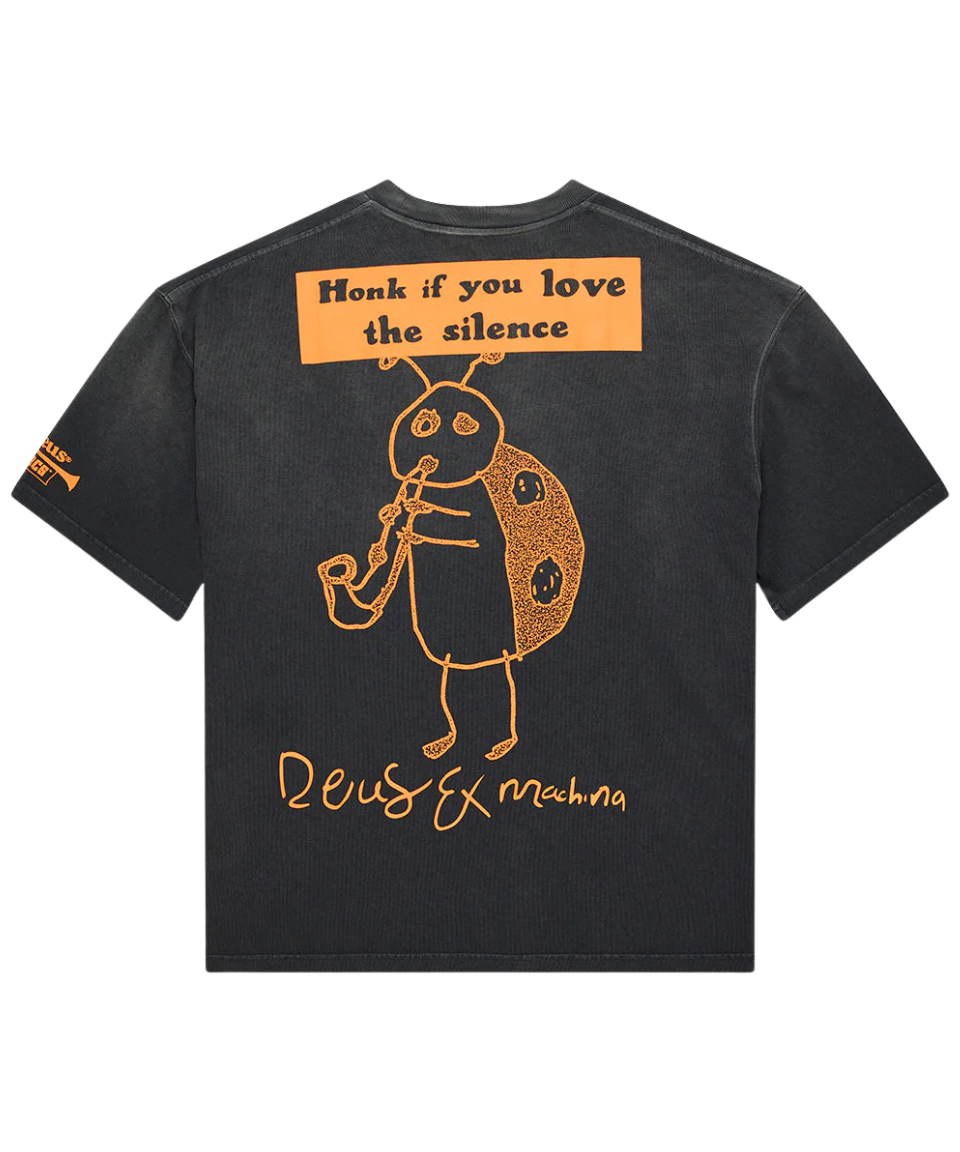 Camiseta Deus Ex Machina Noise Complaint Chumbo
