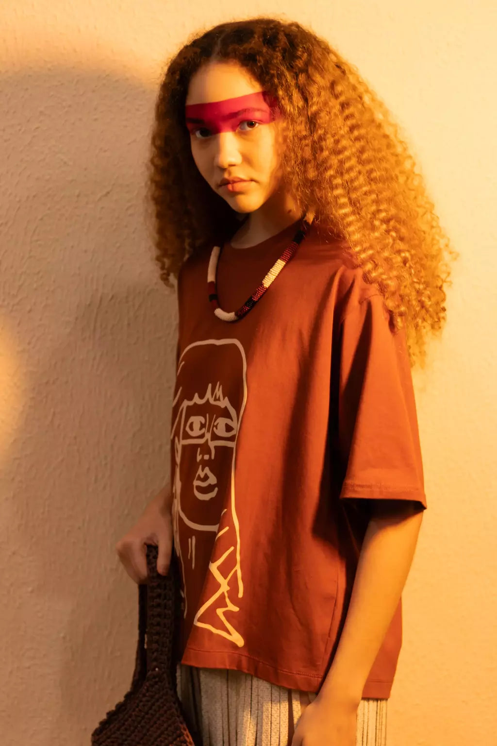 Camiseta OcO Iracema Sketch Marrom