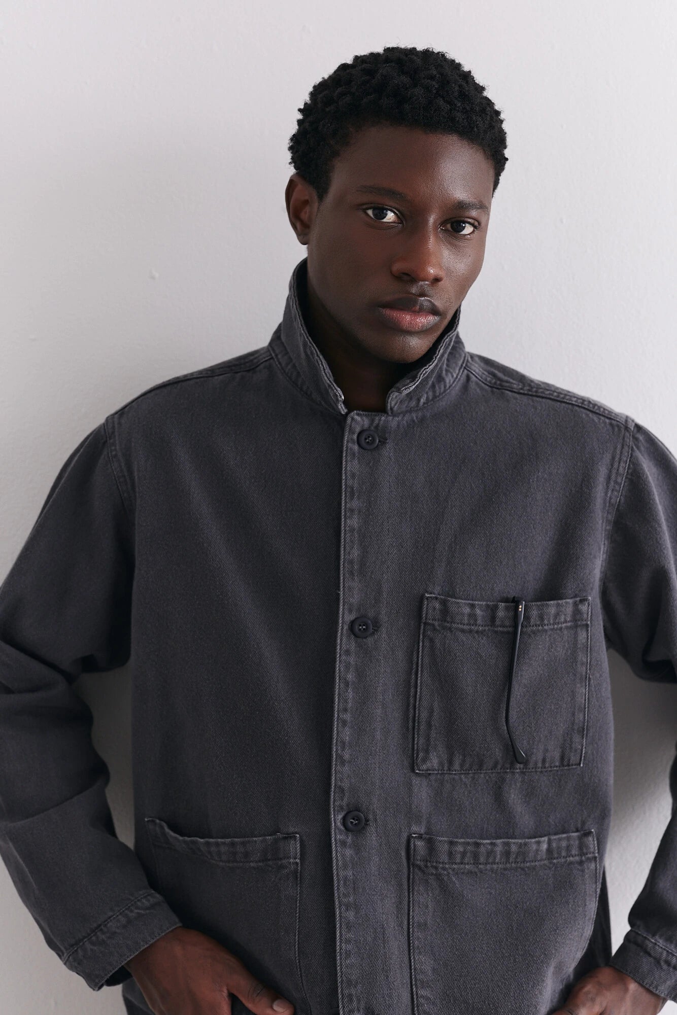 Jaqueta Birden Worker Washed Grey