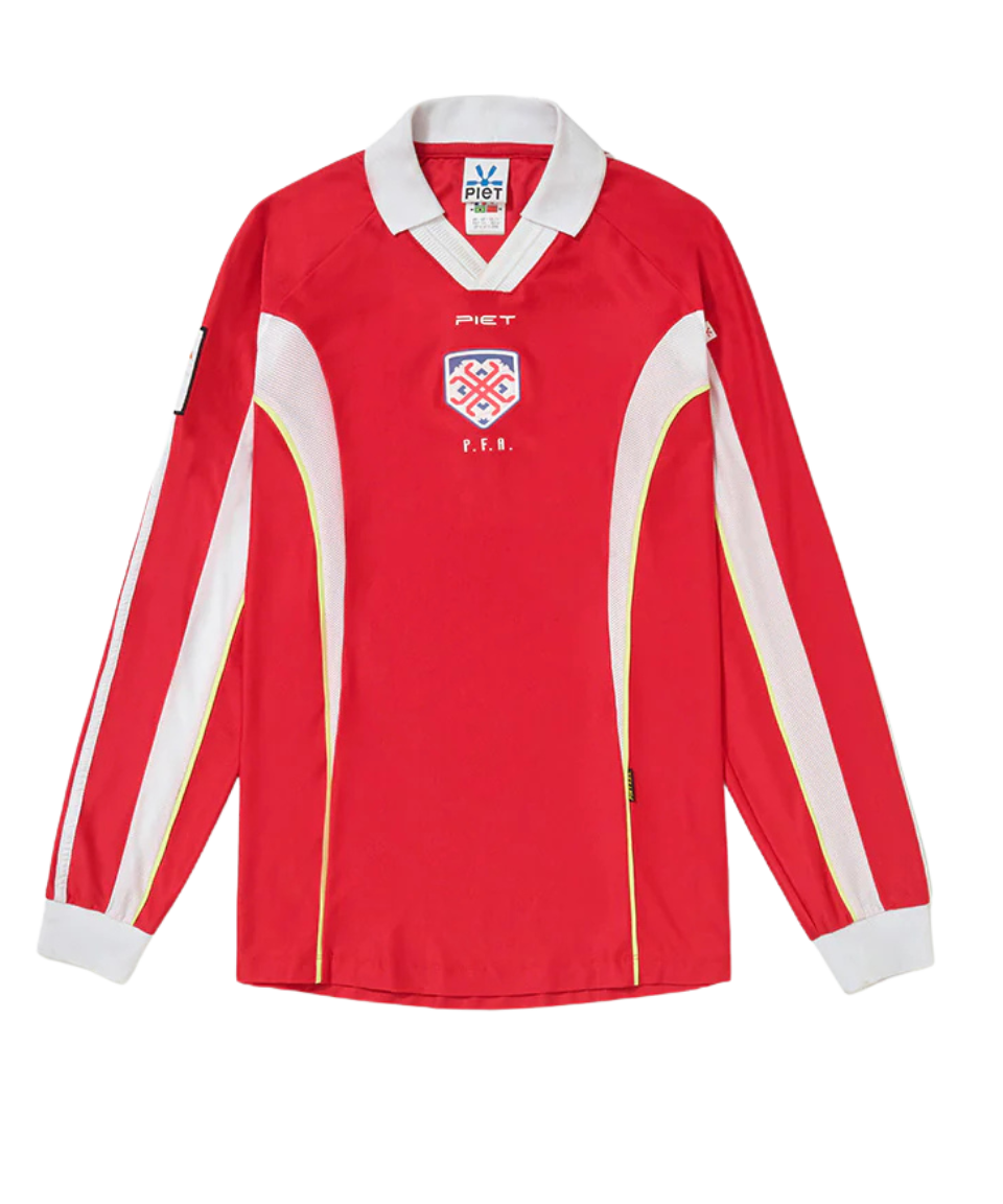 Camiseta Manga Longa Piet Jersey Vermelha