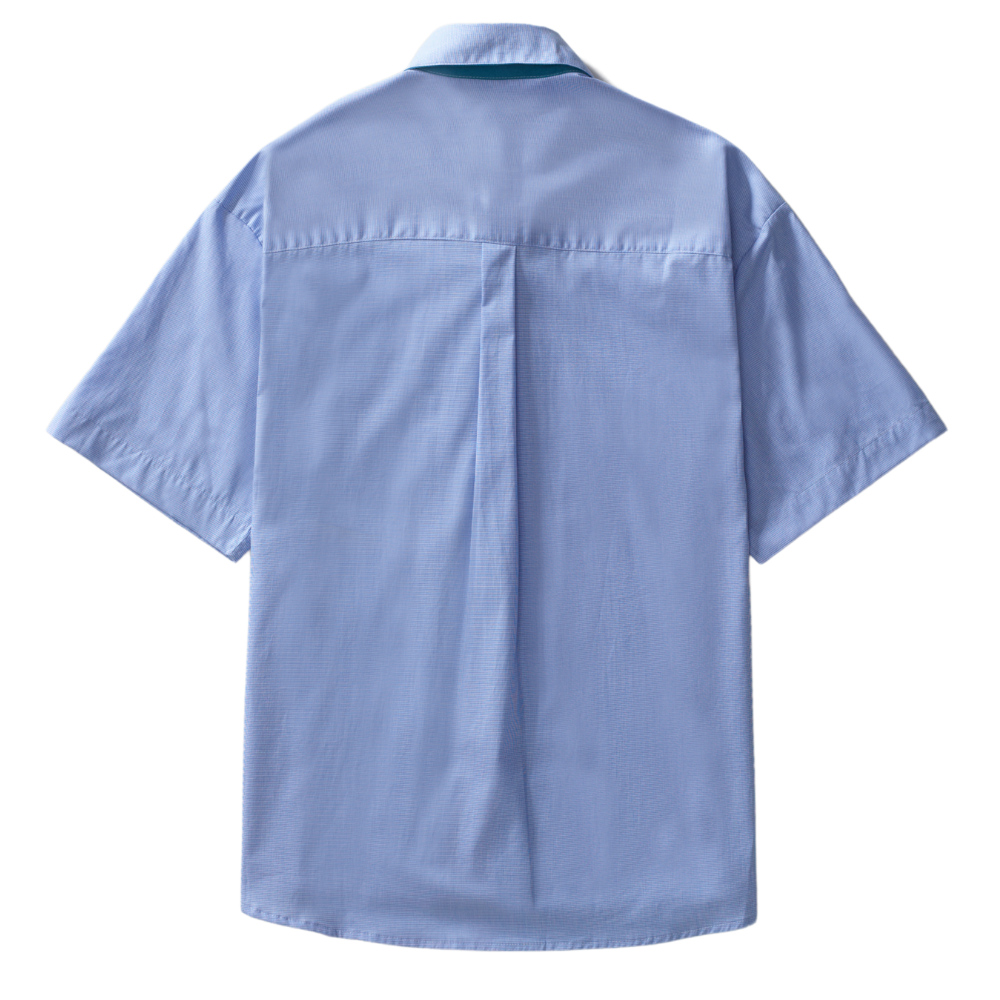 Camisa Manga Curta Carnan Azul