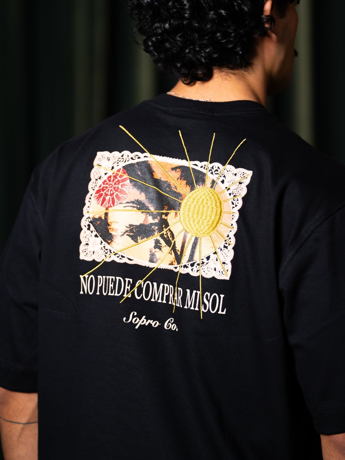 Camiseta Oversized Sopro Retrato de Sol