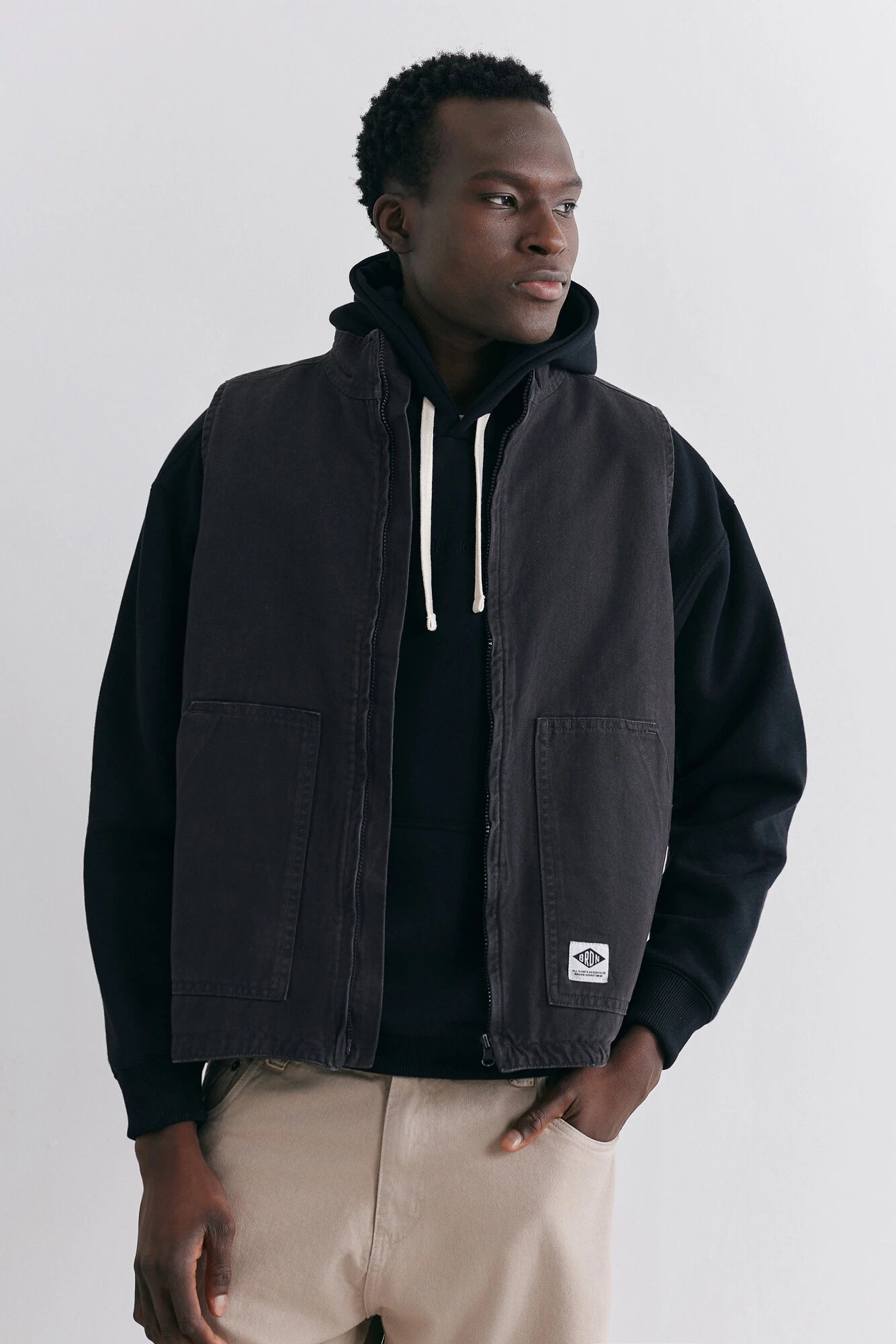 Moletom Birden Hoodie Journal Preta