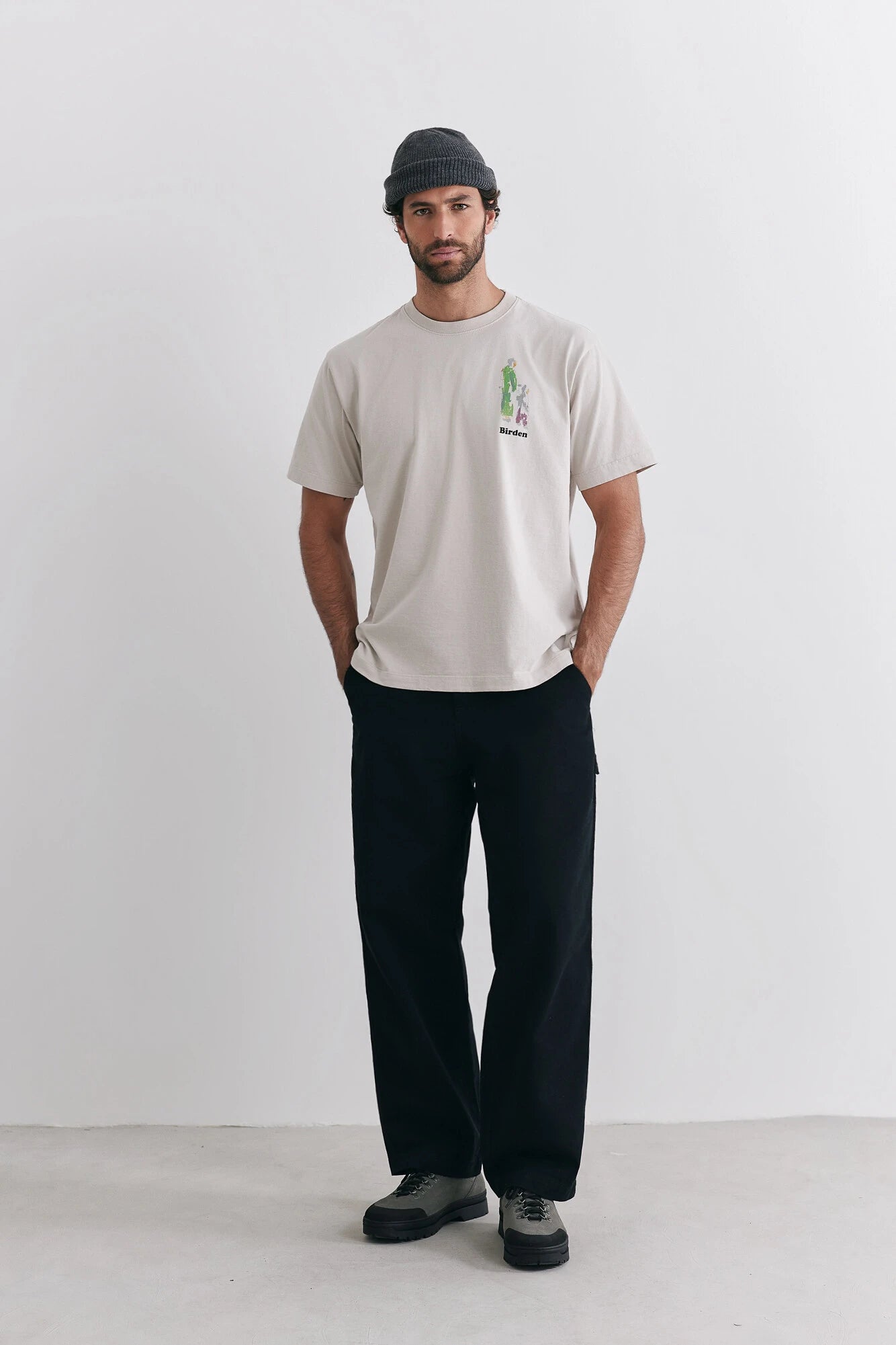Camiseta Birden Sidewalk Routine Areia