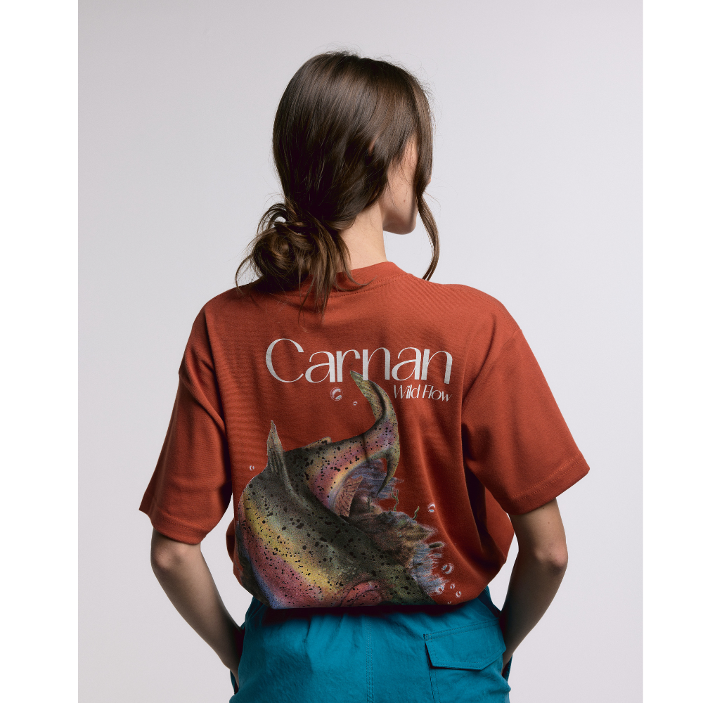 Camiseta Heavy Carnan Fish Vermelho Bordô