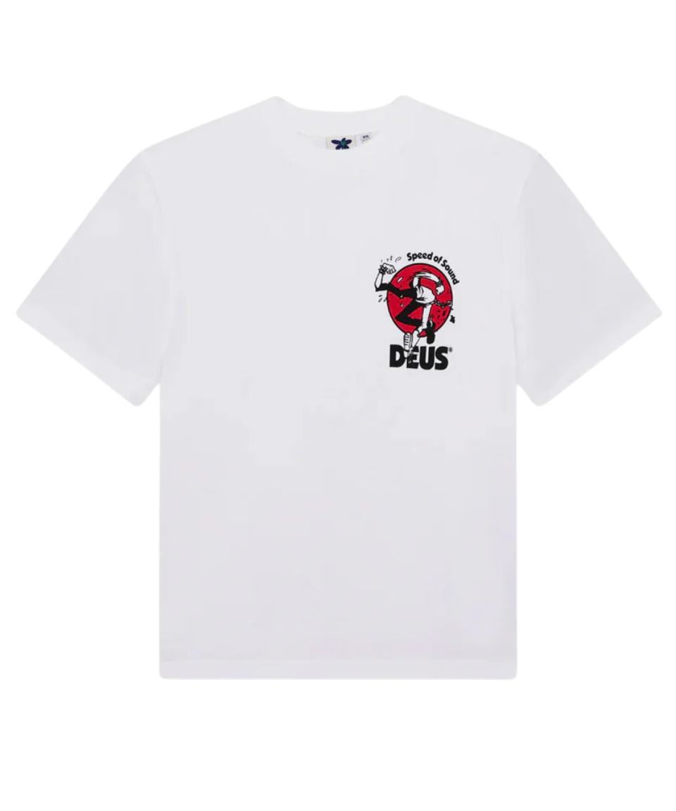 Camiseta Deus Oversized Roughneck Off White