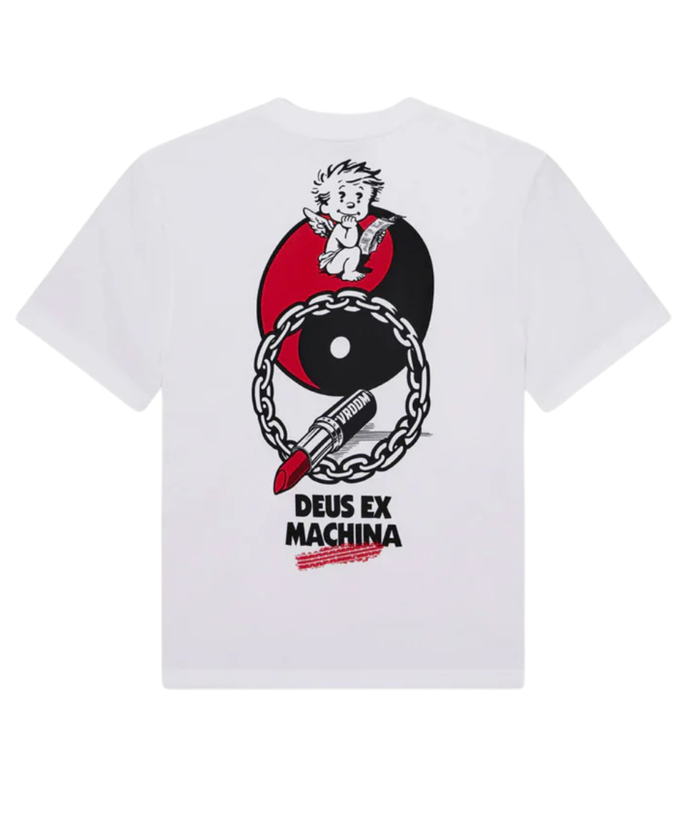 Camiseta Deus Oversized Roughneck Off White