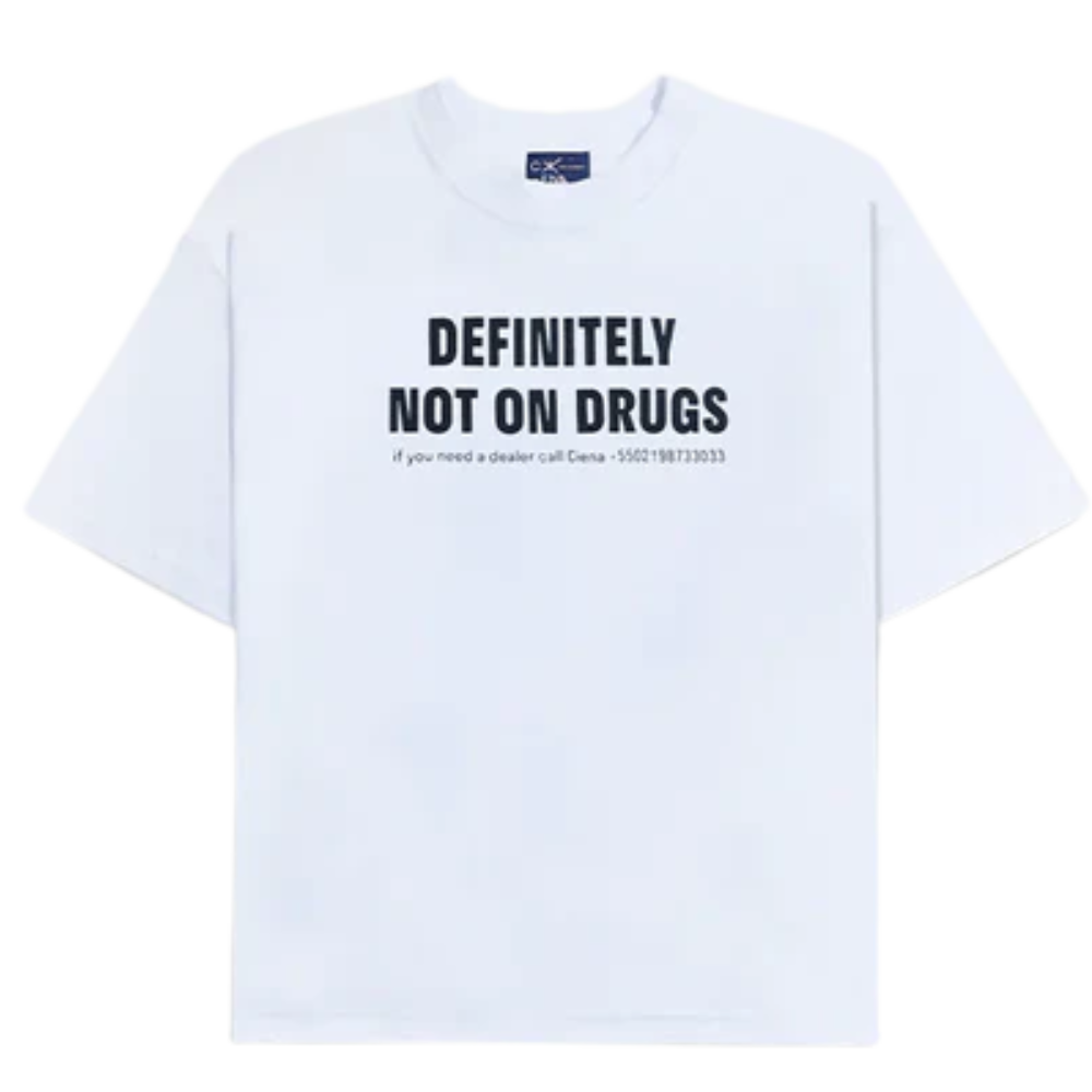 Camiseta Ciena Not On Drugs