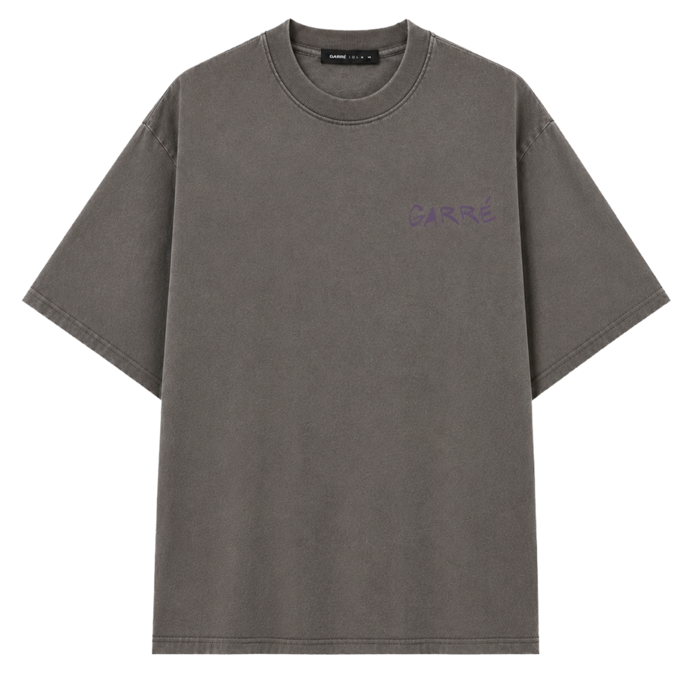 Camiseta Garré Art Washed Cinza