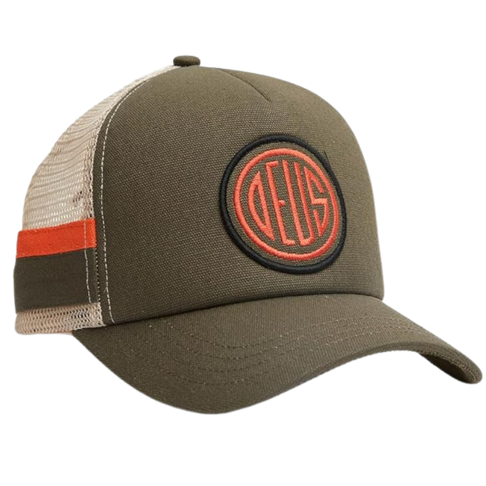Boné Deus Ex Machina Trucker Woven Pill Cinza
