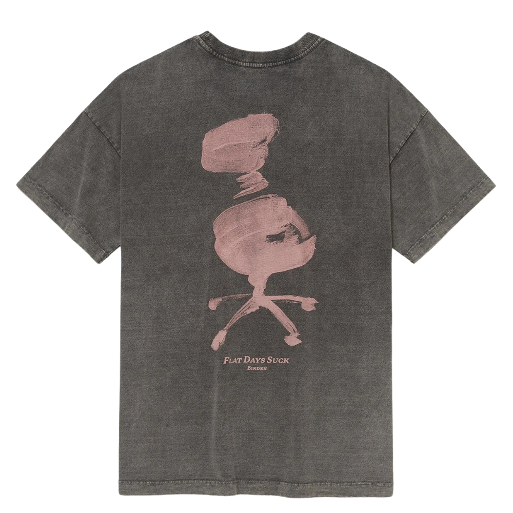 Camiseta Birden Boxy Flat Days Storm Cinza