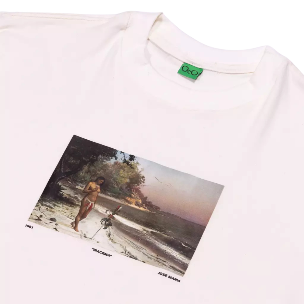 Camiseta OcO Iracema Pintura Branca