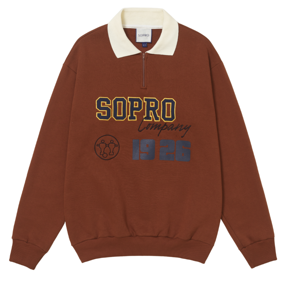 Moletom Polo Sopro Jogada Clássica Marrom