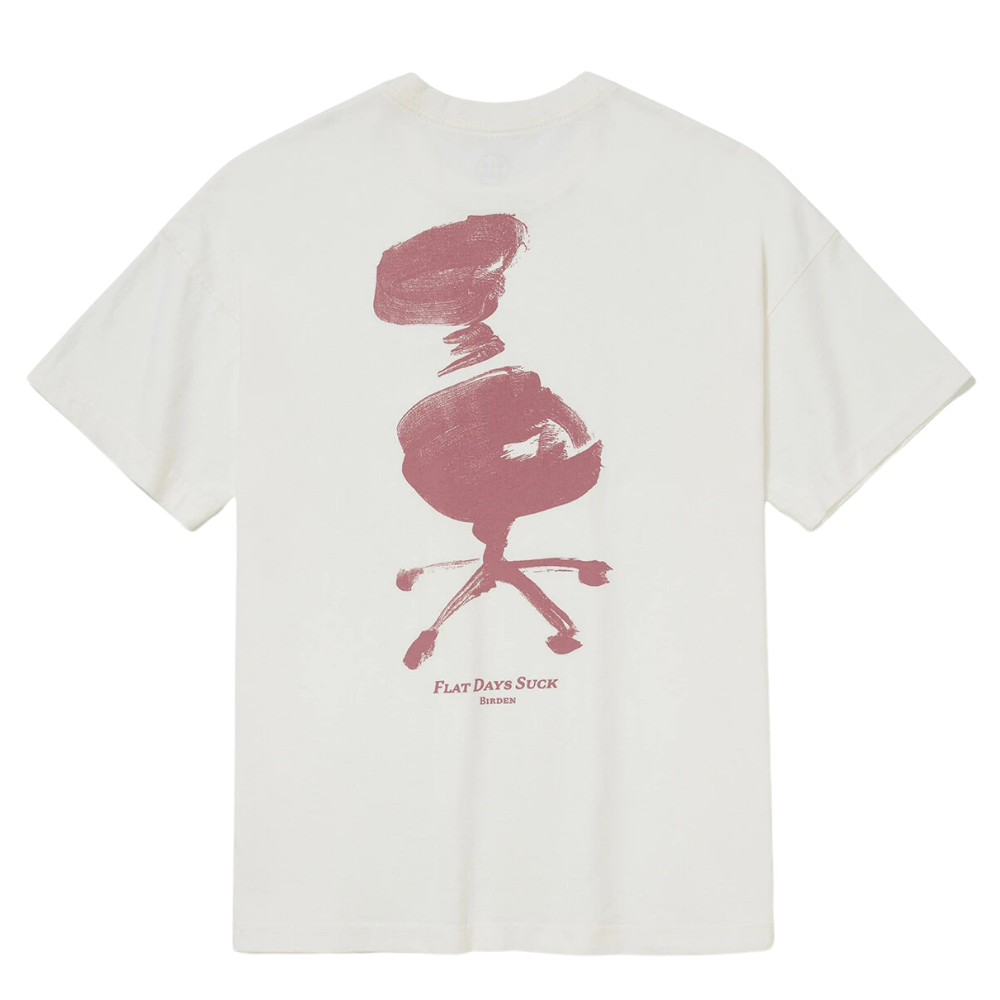 Camiseta Birden Boxy Flat Days Branca