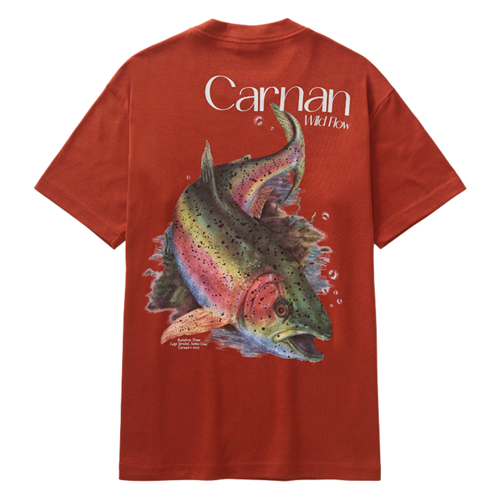 Camiseta Heavy Carnan Fish Vermelho Bordô