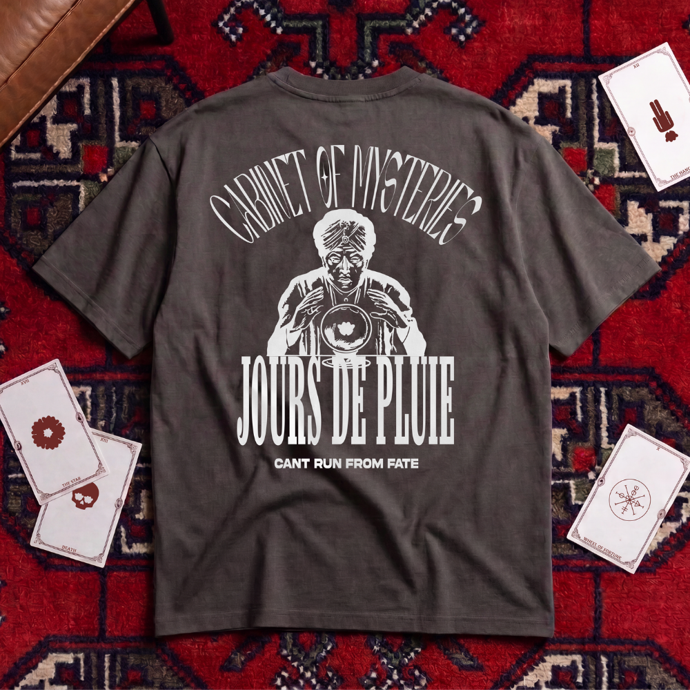 Camiseta Jours de Pluie The Seer Tee Grey Cinza