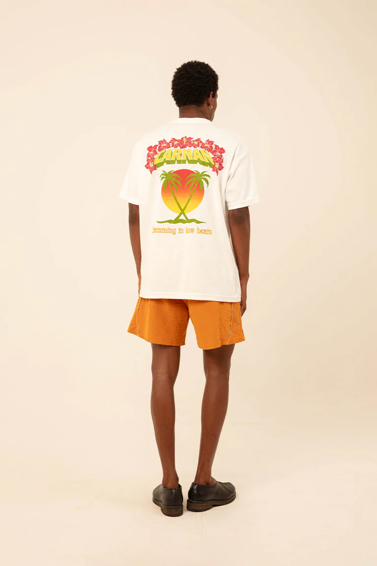 Camiseta Carnan Tropical Heavy Branca