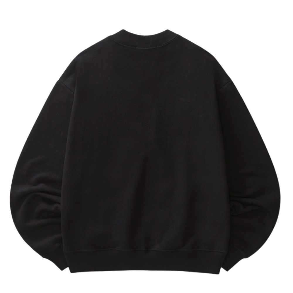 Moletom Carnan Washed Crewneck Preto