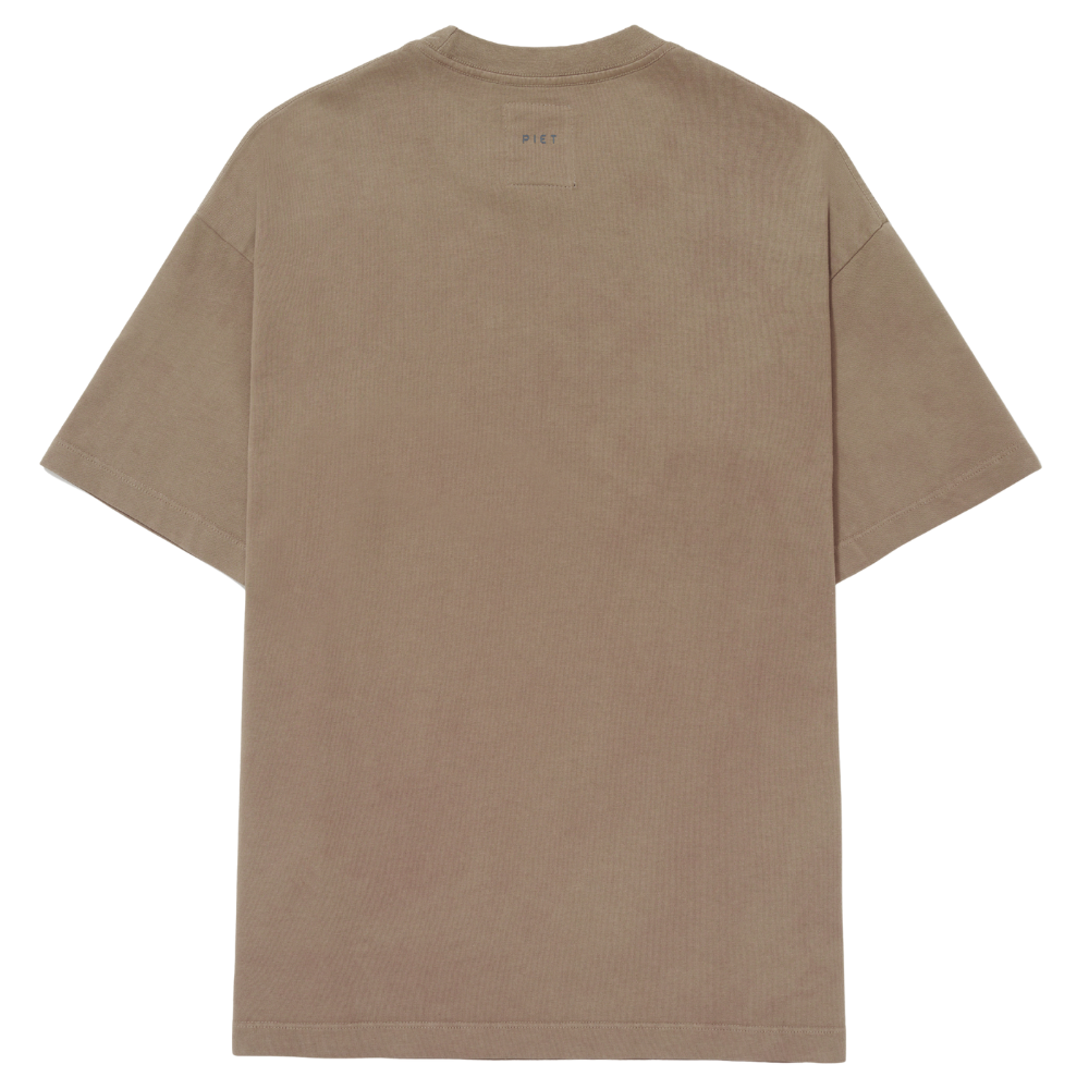 Camiseta Piet X Oakley Foil Nano Logo Dark Tan