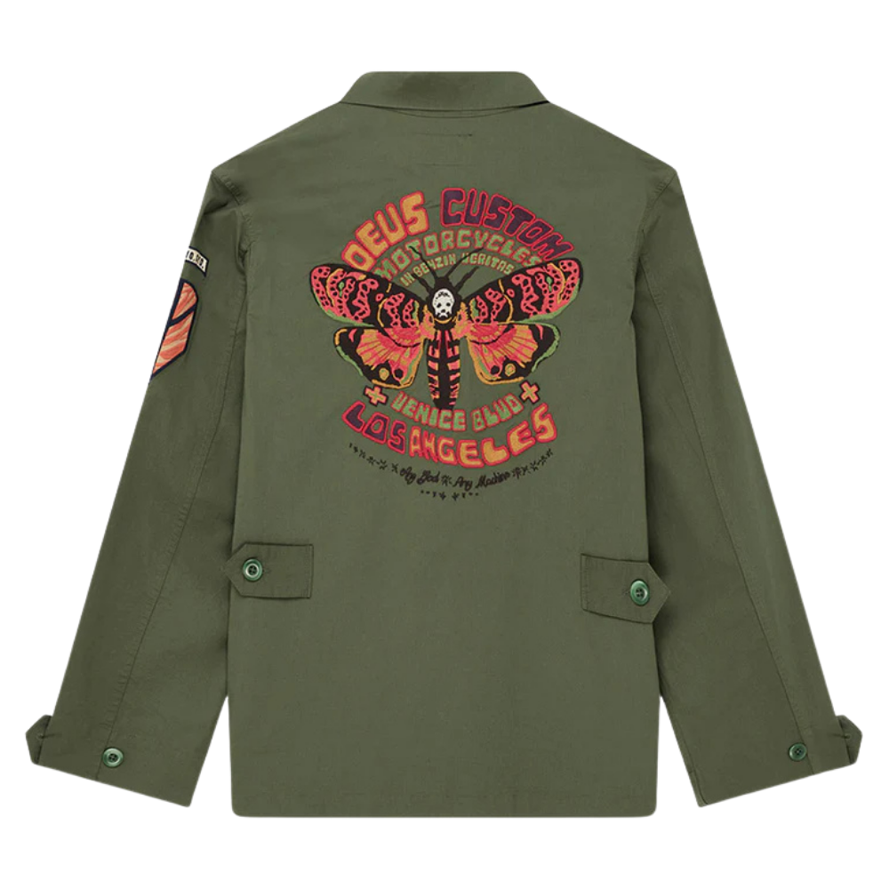 Camisa Deus Overshirt Power Verde Militar