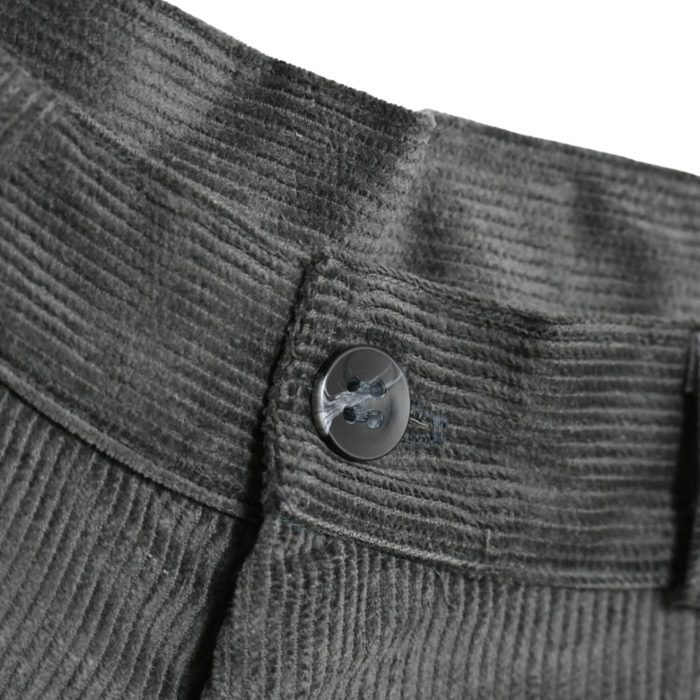 Shorts Sow Cotelê Baggy Corduroy Cinza