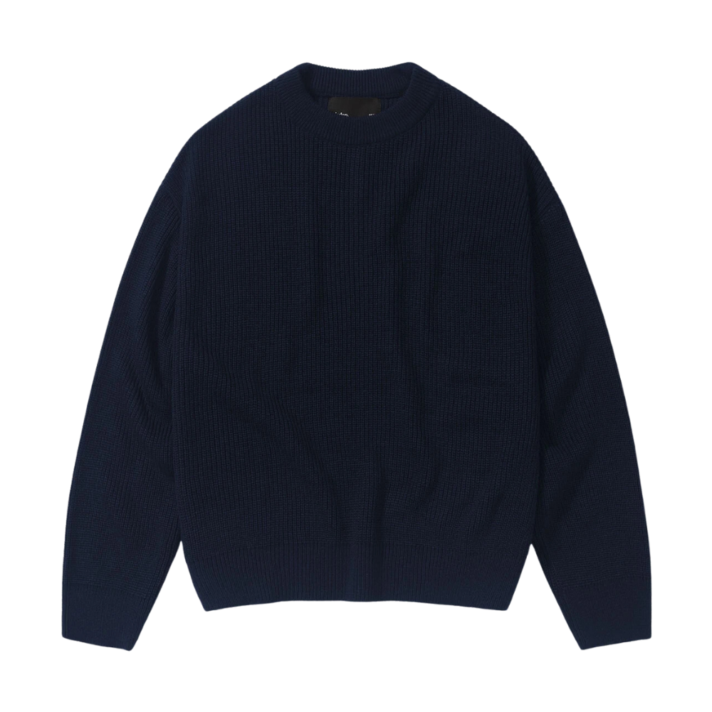 Blusa Birden Tricot Boxy Navy