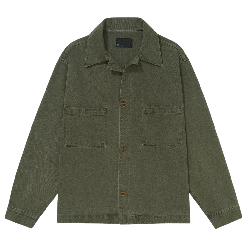 Jaqueta Birden Worker Overdyed Moss Verde
