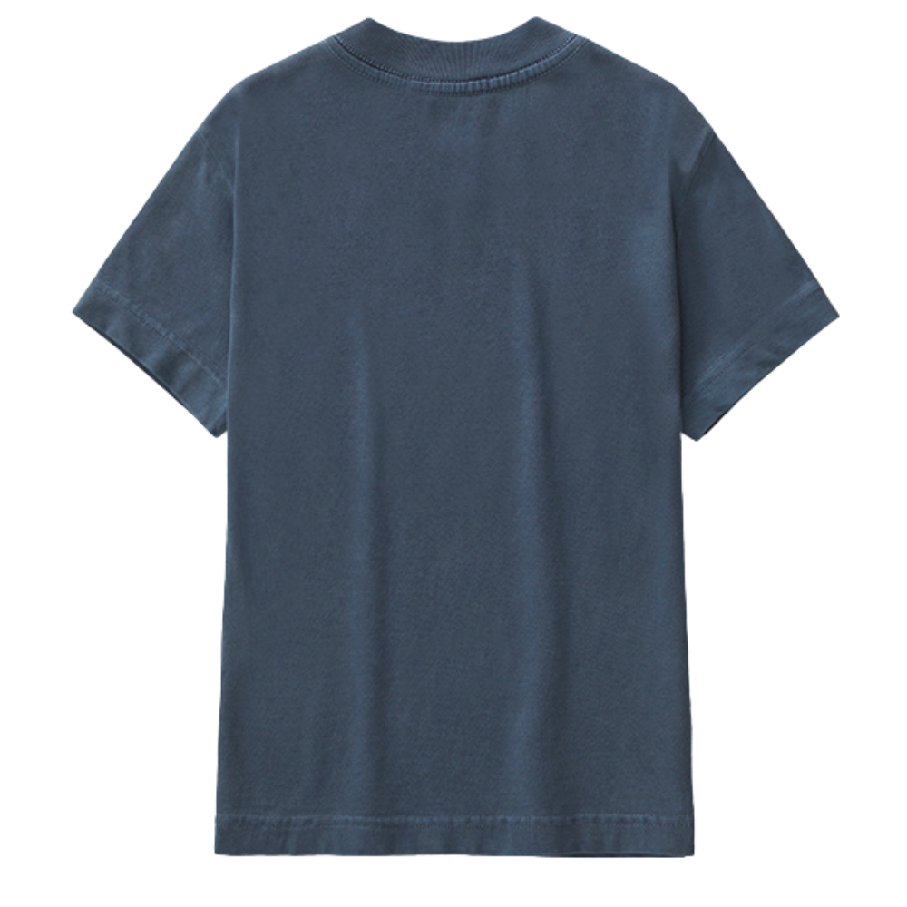 Camiseta Carnan Cursive Baby Tee Azul