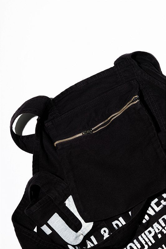 Bolsa Sarja Tunnel Marmorizada Preta