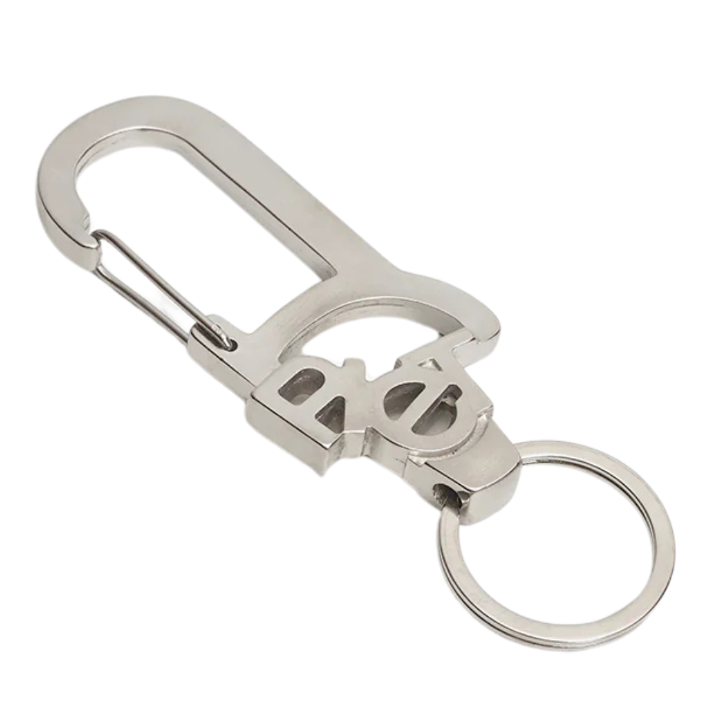 Carabiner Keychain Piet Matt Silver