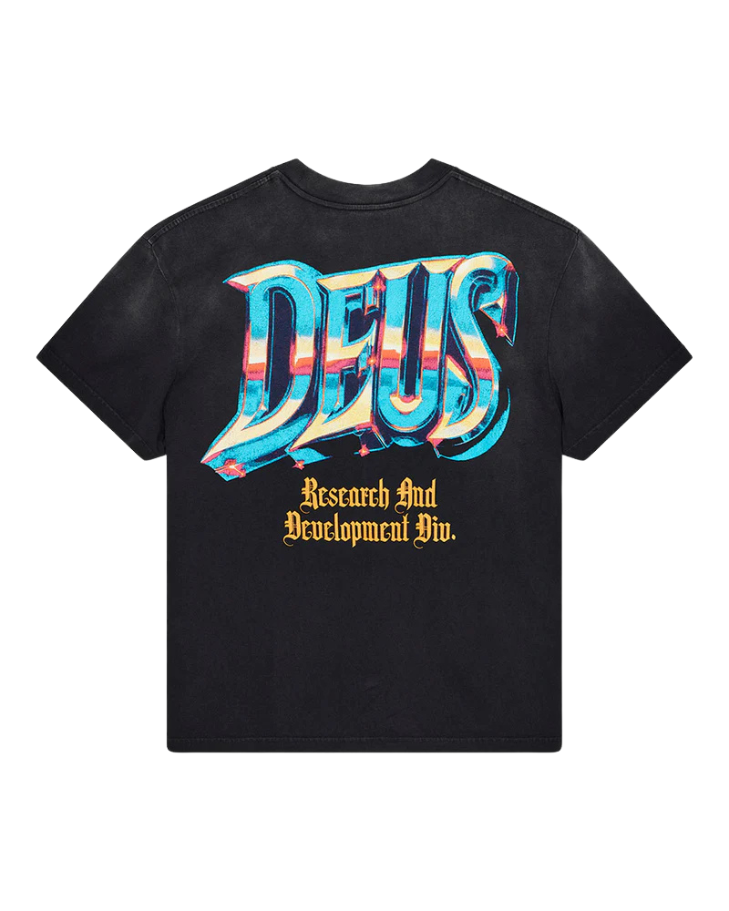 Camiseta Deus Ex Machina R&D Chumbo